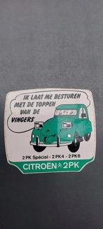 Sticker autocollant Citroën 2cv 2pk Vintage groen, Ophalen of Verzenden, Gebruikt