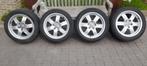 velgen met winterbanden, Auto-onderdelen, Banden en Velgen, Ophalen, Gebruikt, Banden en Velgen, 17 inch