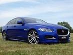 Jaguar XE R-Sport, Auto's, Jaguar, 4 cilinders, Blauw, Leder, Bedrijf