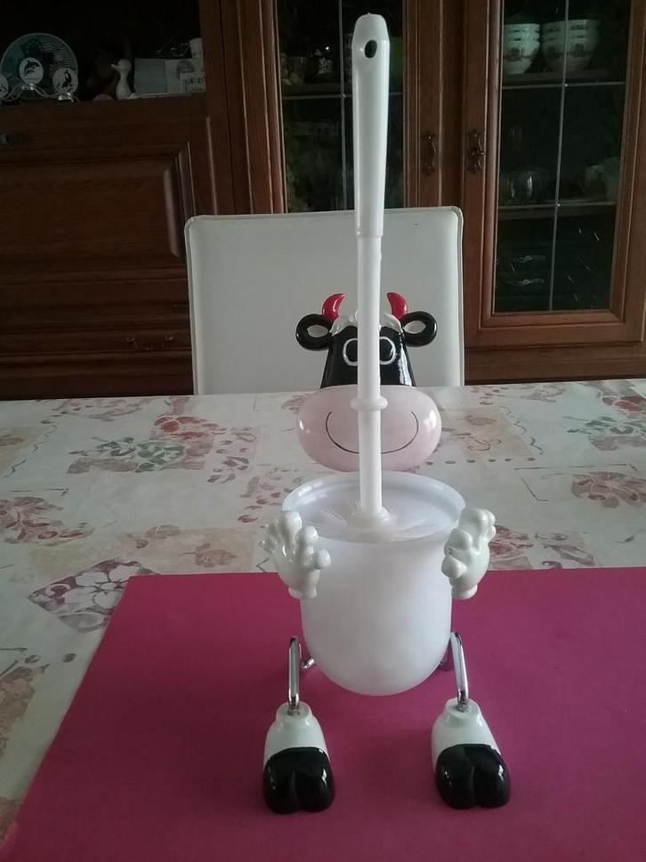 Speciale Wc-Borstelhouder + Wc Borstel, Huis en Inrichting, Badkamer | Badtextiel en Accessoires, Nieuw, Zwart, Ophalen