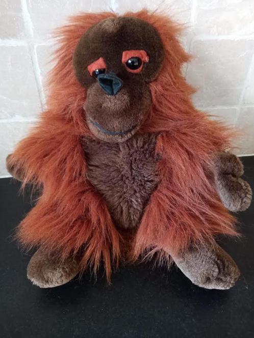 handpop orang oetan aap, Kinderen en Baby's, Speelgoed | Knuffels en Pluche, Zo goed als nieuw, Ophalen of Verzenden