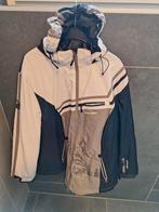 Veste de ski femme 54/56 blanc, brun clair et noir, Kleding | Dames, Jumpsuits, Ophalen, Gedragen