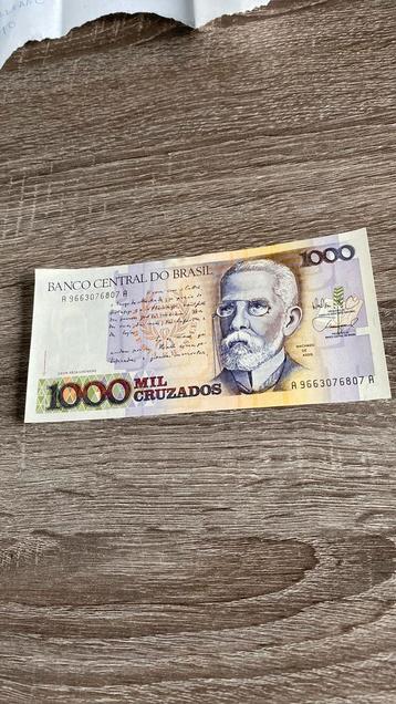 Brazil 1000 cruzados UNC beschikbaar voor biedingen