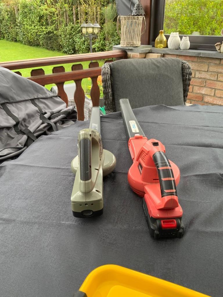 Souffleurs de feuilles, Tuin en Terras, Bladblazers, Gebruikt, Handgedragen, Accu, Ophalen