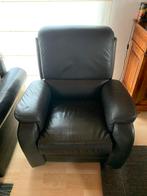 Lederen relaxzetel Mechanisch 1 jaar oud, Ophalen, Minder dan 75 cm, Leer, Zo goed als nieuw