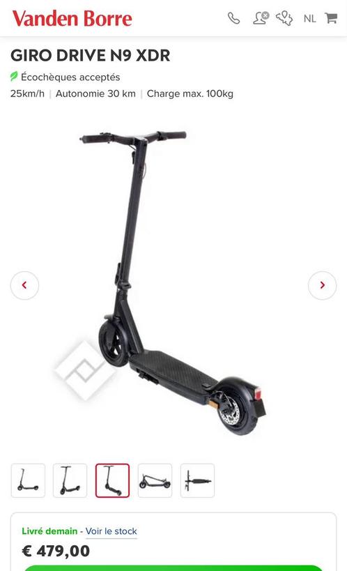 GIRO DRIVE N9 XDR elektrische scooter, Fietsen en Brommers, Steps, Nieuw, Elektrische step (E-scooter), Ophalen of Verzenden