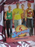 Spring stickerboek:12 originele stickerbladen+ alle stickers, Ophalen of Verzenden
