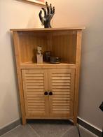 Bamboe badkamer hoekkast – geen gebruikssporen, Ophalen, Zo goed als nieuw