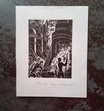 Houtsnede Luik de hoogovens door Frans Masereel, Antiek en Kunst, Ophalen of Verzenden
