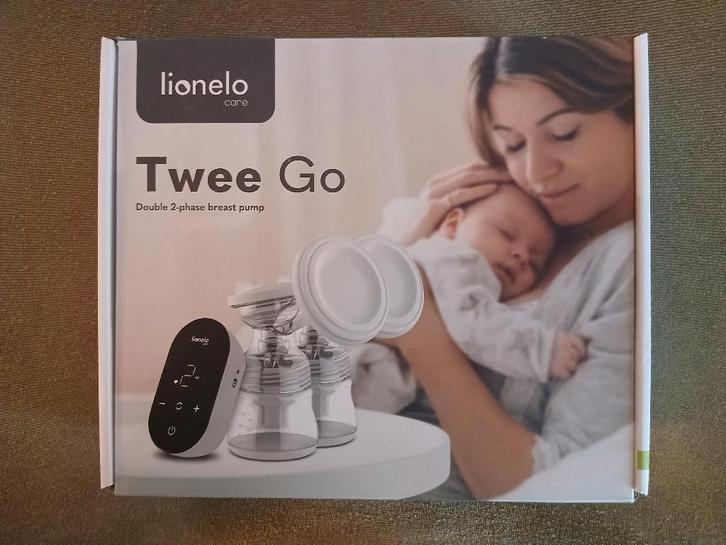 Elektrisch kolftoestel dubbelzijdig draadloos Lionelo, Kinderen en Baby's, Babyvoeding en Toebehoren, Zo goed als nieuw, Borstkolf