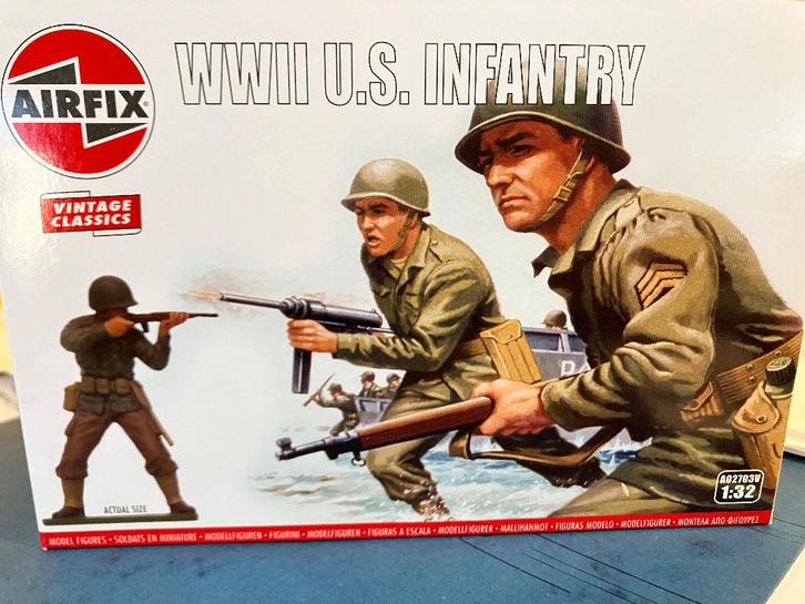Airfix 1:32 (A02703V) US Infantry WW.II au 1:32, Hobby & Loisirs créatifs, Modélisme | Figurines & Dioramas, Neuf, Personnage ou Figurines
