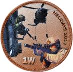1 Wing Beauvechain - Helidays 2017 - badge, Collections, Envoi, Armée de l'air, Emblème ou Badge