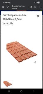 2 panneaux tuile, Bricolage & Construction, Tuiles & Revêtements de toit, Enlèvement