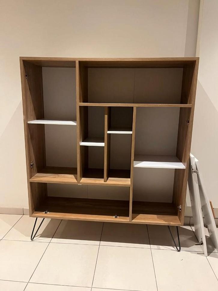 Kast (120x120x35cm), Huis en Inrichting, Kasten | Vitrinekasten, Gebruikt, 100 tot 150 cm, 100 tot 150 cm, 25 tot 50 cm, Met deur(en)