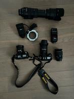 Nikon D7000, sigma 50-500, sigma 105, nikon 18-200, 35, Audio, Tv en Foto, Ophalen, Nikon