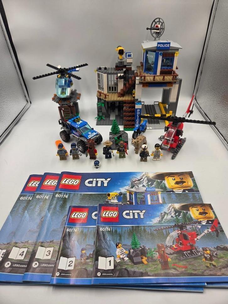 Lego City 60174 Mountain Police Headquarters, Kinderen en Baby's, Speelgoed | Duplo en Lego, Zo goed als nieuw, Lego, Complete set