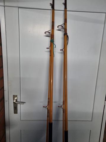 Strandhengels 4.50m, 2 delig, Watersport en Boten, Hengelsport | Zeevissen, Ophalen, Zo goed als nieuw
