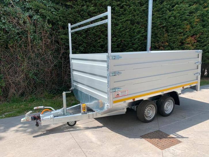 Nieuwe Elektrische kipper aanhangwagen MTM 3500kg, Auto diversen, Aanhangers en Bagagewagens, Nieuw, Ophalen