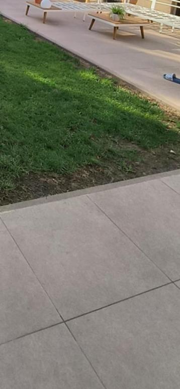 Terras tegels keramiek 60x60x2 beige, Tuin en Terras, Ophalen, Keramiek, Nieuw, 5 tot 10 m²
