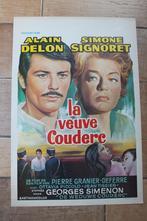 filmaffiche Alain Delon La veuve Couderc 1971 filmposter, Rechthoekig Staand, Ophalen of Verzenden, Zo goed als nieuw, A1 t/m A3