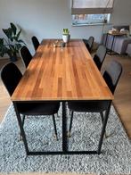 Eettafel met 6 stoelen (tafel en stoelen kunnen ook apart), Maison & Meubles, Salles à manger complètes, Enlèvement, Utilisé