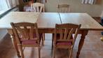 Tafel 4 stoelen, Huis en Inrichting, Tafels | Eettafels, Ophalen