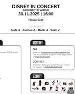 2 tickets pour le prix d’un « Disney » à l’ING Arena, Tickets en Kaartjes