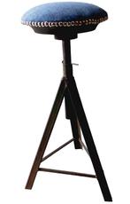 industrieel krukje in metaal., B, Enlèvement, Réglable en hauteur, B