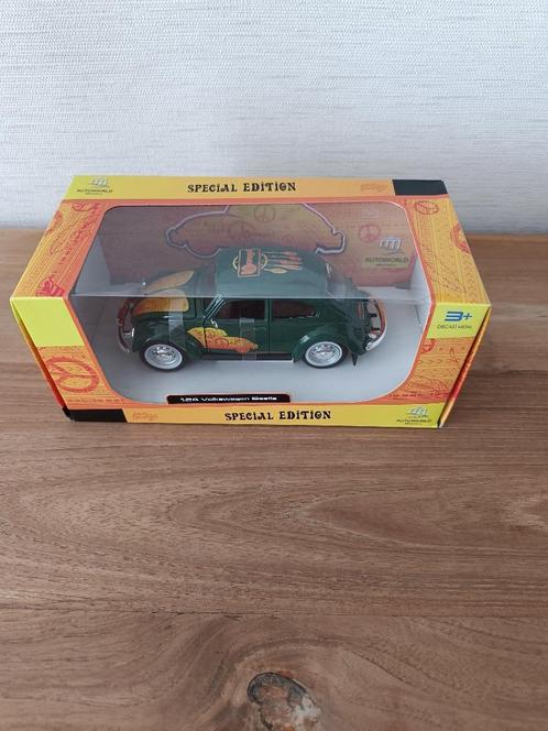 Nieuwe VW Beetle(Kever) Special Edition Autoworld Brussels, Hobby en Vrije tijd, Modelauto's | 1:24, Nieuw, Auto, Maisto, Ophalen of Verzenden