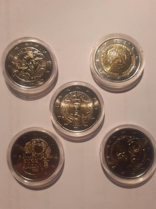 2€ herdenkingsmunten in capsule, Postzegels en Munten, Munten | Europa | Euromunten, Setje, 2 euro, Overige landen, Verzenden