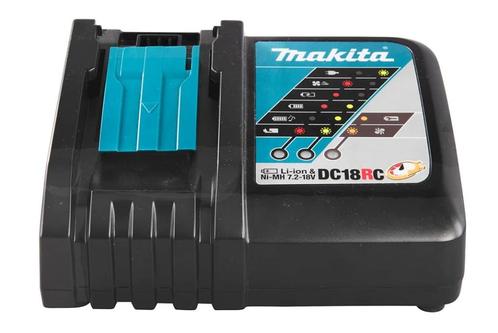 Makita DC18RC 14.4V - 18V Li-Ion Accu snellader met actieve, Doe-het-zelf en Bouw, Gereedschap | Machine-onderdelen en Toebehoren