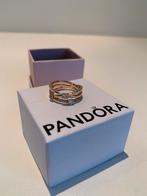 Pandora ring rosé goud maat 52, Handtassen en Accessoires, Ringen, Ophalen, Zo goed als nieuw, Goud