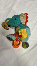 Peluche éléphant avec divers jouets moteurs - NO Bi, Enfants & Bébés, Comme neuf, Éléphant, Enlèvement ou Envoi