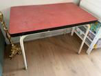 Formica tafel uitschuifbaar rood, Antiek en Kunst, Ophalen