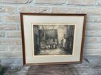 Ets, Antiek en Kunst, Kunst | Etsen en Gravures, Ophalen