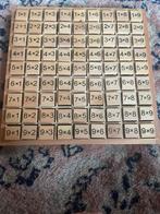 Houten spel om maaltafels te oefenen, Kinderen en Baby's, Speelgoed | Educatief en Creatief, Ophalen of Verzenden, Zo goed als nieuw