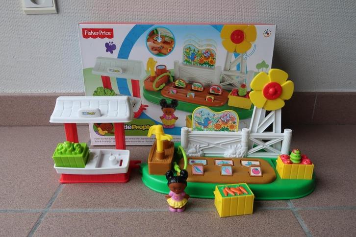 Fisher Price - Little People Groentestal - Speelfigurenset, Kinderen en Baby's, Speelgoed | Fisher-Price, Gebruikt, Ophalen