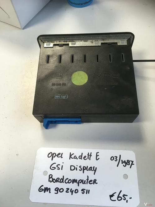 Opel Kadett E Cabrio 1990 GSI 2.0 8v Boordcomputer, Auto-onderdelen, Elektronica en Kabels, Gebruikt, Ophalen of Verzenden