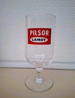 Glas op voet Pilsor Lamot., Enlèvement ou Envoi, Comme neuf, Verre à bière