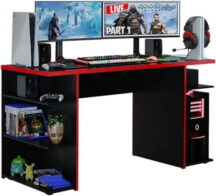 Gaming Bureau Computertafel GRATIS LEVERING, Hobby en Vrije tijd, Overige Hobby en Vrije tijd, Nieuw, Verzenden