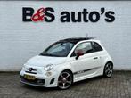 Fiat 500C 1.4 T-Jet Abarth 161pk Turismo 595 Panoramadak Air, Autos, Fiat, Boîte manuelle, Carnet d'entretien, Achat, Noir