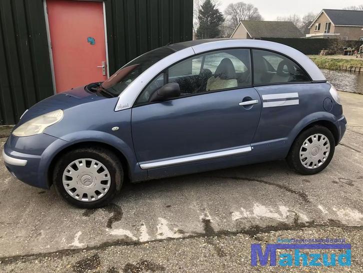 2006 CITROEN C3 PLURIEL linker deur portier licht blauw, Auto-onderdelen, Carrosserie, Deur, Citroën, Gebruikt