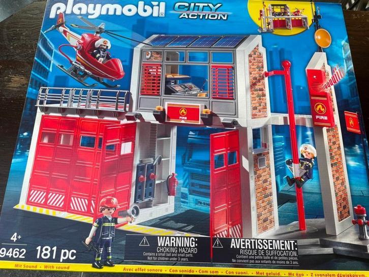 playmobil grote brandweerkazerne, Kinderen en Baby's, Speelgoed | Playmobil, Ophalen of Verzenden