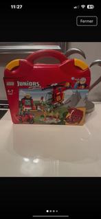 Lego valise rouge les pompiers  junior, Ophalen of Verzenden, Zo goed als nieuw, Jongen