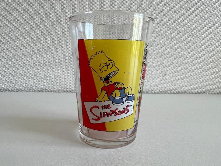 Verre à moutarde The Simpsons - 1999, Verzamelen, Glas en Drinkglazen, Gebruikt, Waterglas, Ophalen of Verzenden