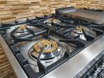 🔥Luxe Boretti Majestic Fornuis 120cm antraciet + rvs Frytop, Elektronische apparatuur, 60 cm of meer, Ophalen of Verzenden, Zo goed als nieuw
