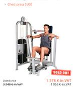 LIFE FITNESS PRO1 CHEST PRESS, Sport en Fitness, Fitnessmaterialen, Ophalen of Verzenden, Zo goed als nieuw