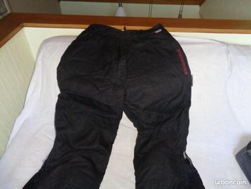 pantalon moto tissu noir état neuf beschikbaar voor biedingen