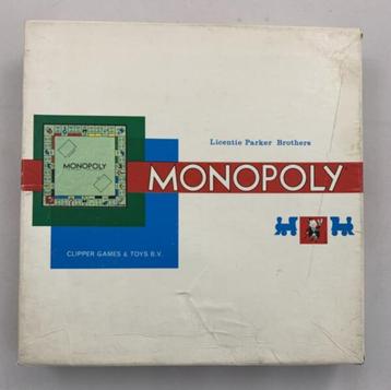Monopoly Clipper Nederlands Vintage 1980s Compleet Plastic B