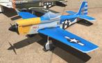 P-51 BLAUW 640mm KIT met Servos, ESC, Brushless, Props|NIEUW, Hobby en Vrije tijd, Modelbouw | Radiografisch | Vliegtuigen, Ophalen of Verzenden